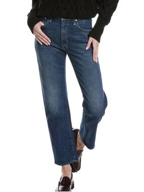 MOTHER The Ditcher Zip Hover Straight Leg Jeans Cannonball Size 25